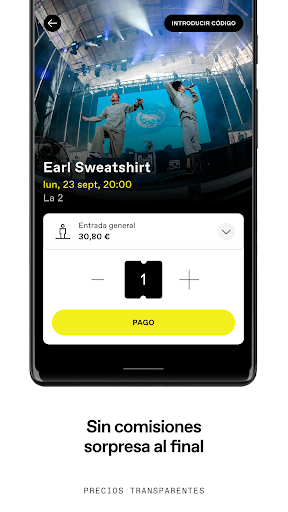 Captura de pantalla de DICE: Eventos en directo