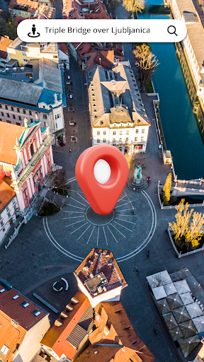Captura de pantalla de Street View y navegación