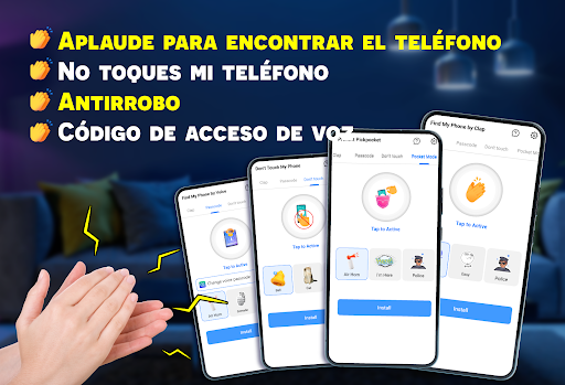 Captura de pantalla de Aplaude Encontrar el Teléfono