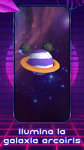 Captura de pantalla de Rainbow Surfer: Dúo de Colores