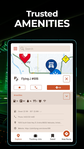 Captura de pantalla de Hammer: Truck GPS & Maps