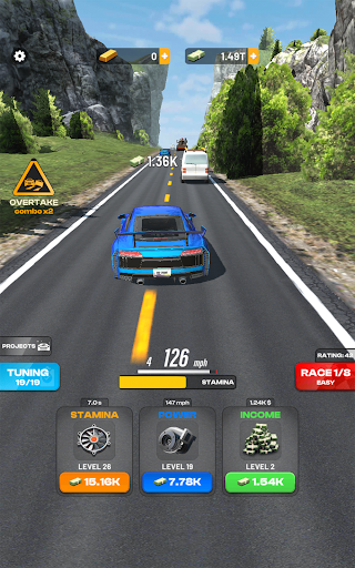Captura de pantalla de Highway Overtake - Car Racing