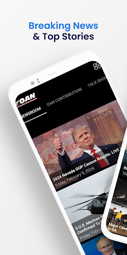 Captura de pantalla de OAN: Live Breaking News