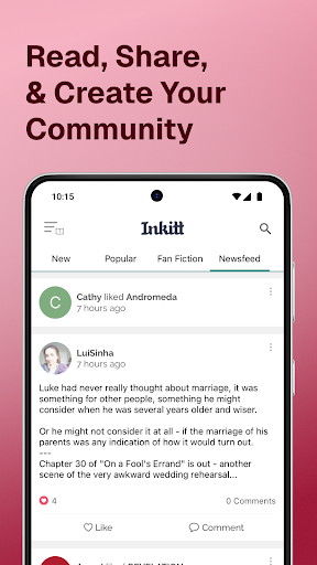 Inkitt: Books, Novels, Stories screenshot