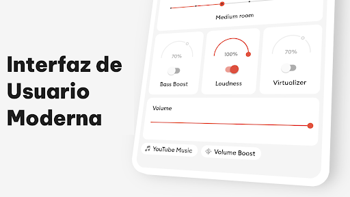 Captura de pantalla de Ecualizador: booster de graves