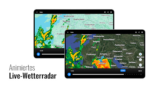 Transparente Uhr & Wetter Screenshot