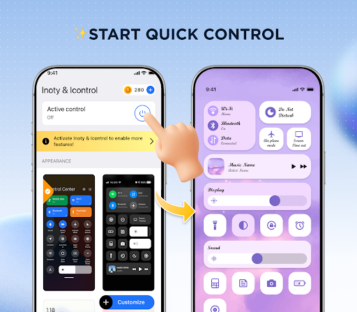 Quick Control Widgets, Themes screenshot