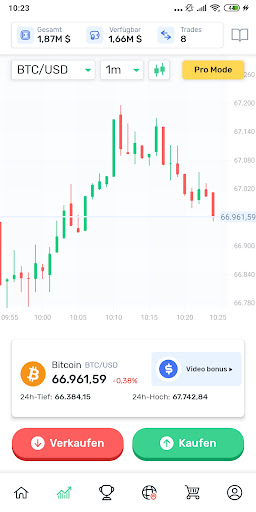 Simulator—Kryptodevisenhandel Screenshot