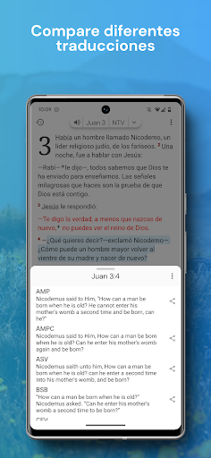 Captura de pantalla de Biblia para la Vida