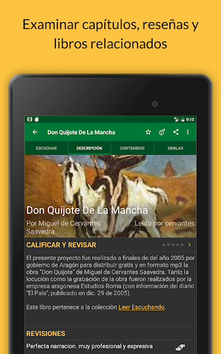 Captura de pantalla de AudioLibros
