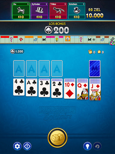 MONOPOLY Solitaire Kartenspiel Screenshot