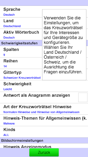 Deutsches Kreuzworträtsel Screenshot