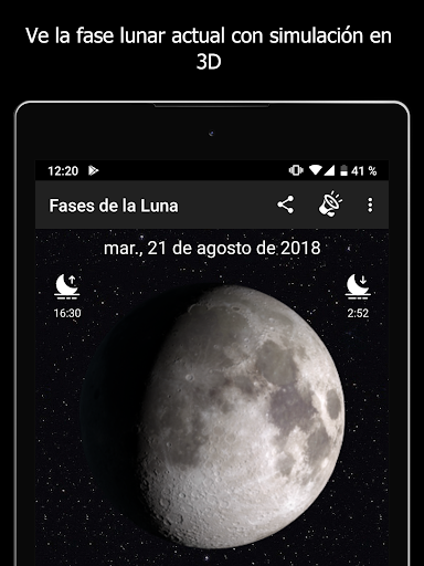 Captura de pantalla de Fases de la Luna Pro