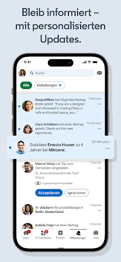 LinkedIn: Business-Netzwerk Screenshot