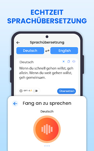 Alle Übersetzen Foto, PDF, DOC Screenshot