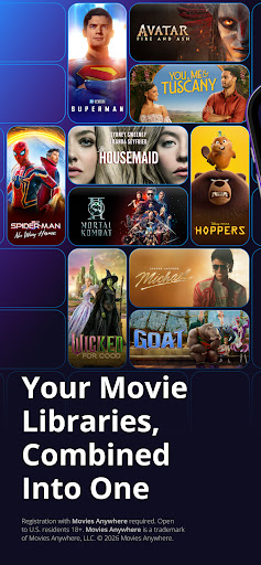 Captura de pantalla de Movies Anywhere