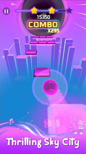 Captura de pantalla de Running Ball:Music Color Dance