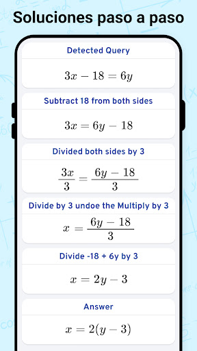 Captura de pantalla de AI Math Scanner- Math Solution