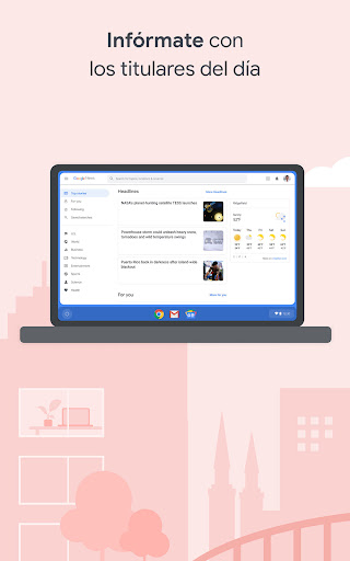 Captura de pantalla de Google News