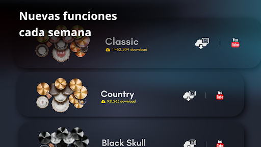 Captura de pantalla de Classic Drum: batería