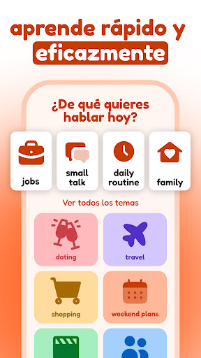 Captura de pantalla de Learna: Aprende & Habla Inglés