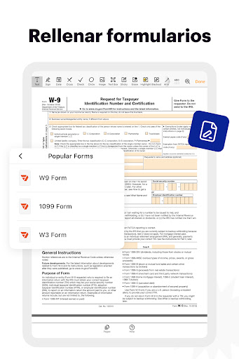 Captura de pantalla de pdfFiller: modificar PDF