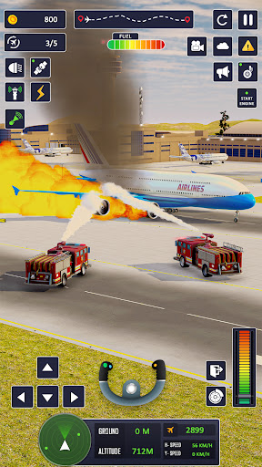 Captura de pantalla de Simulador de vuelo juego avión