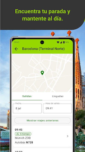 Captura de pantalla de FlixBus: reserva tu billete