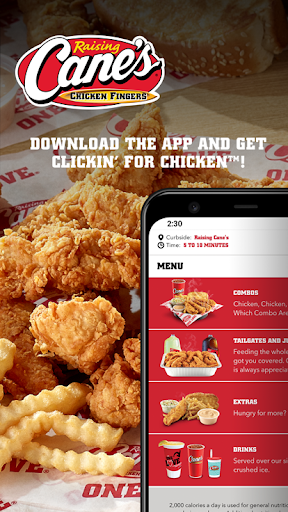Captura de pantalla de Raising Cane's Chicken Fingers