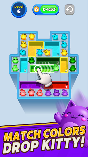 Drop Kitty : Color Puzzle screenshot
