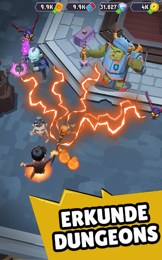Wizario: Idle Survival Screenshot