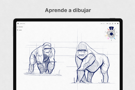 Captura de pantalla de Concepts: diseña/anota/dibuja