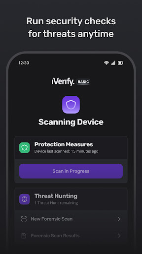 iVerify Basic Screenshot