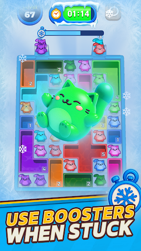 Drop Kitty : Color Puzzle screenshot
