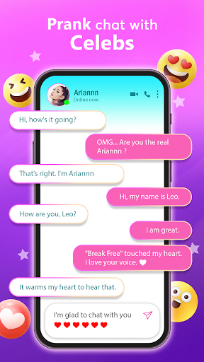 Idol Prank Video Call & Chat screenshot