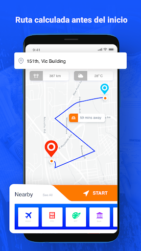 Captura de pantalla de Voice GPS & Driving directions