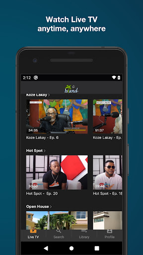 Captura de pantalla de Island TV