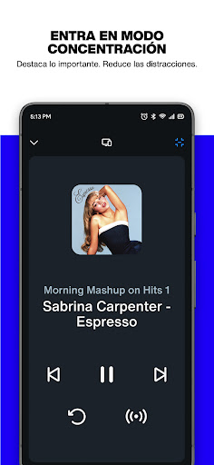 Captura de pantalla de SiriusXM: Música y más