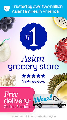 Captura de pantalla de Weee! Asian Grocery Delivery