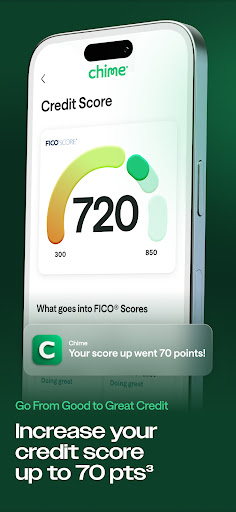 Captura de pantalla de Chime® – Fee-Free Banking
