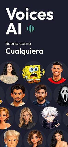 Captura de pantalla de Voices AI: Cambiador de Voz