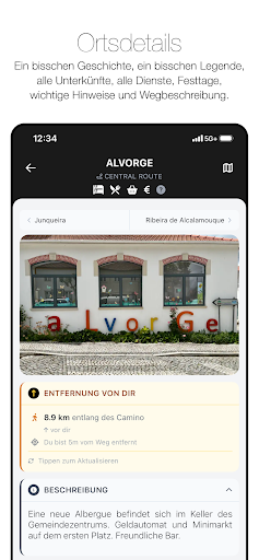 Wise Pilgrim Camino Portugués Screenshot