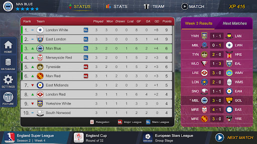 Captura de pantalla de Pro League Soccer