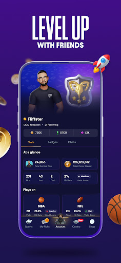 Captura de pantalla de Fliff - Social Sportsbook