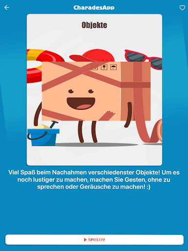 Scharade App - Wer bin ich? Screenshot