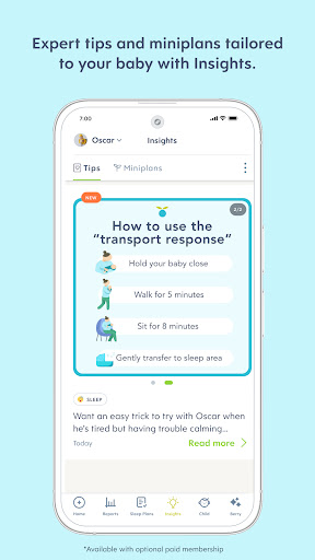 Captura de pantalla de Huckleberry: Smart Baby Care
