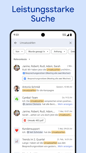 Google Chat Screenshot