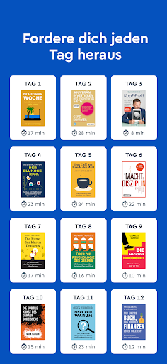 Blinkist: Buchzusammenfassung Screenshot