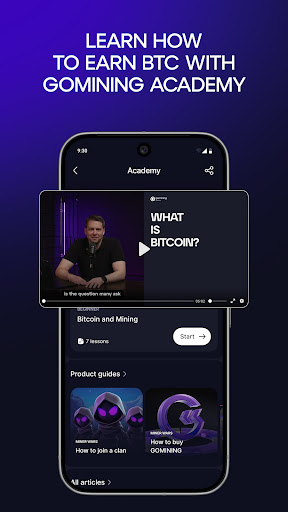 GoMining: BTC Mining & Card Screenshot