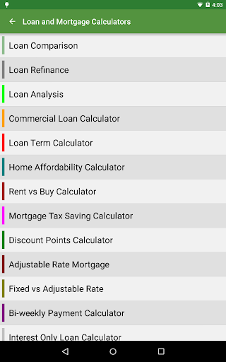 Captura de pantalla de Financial Calculators Pro
